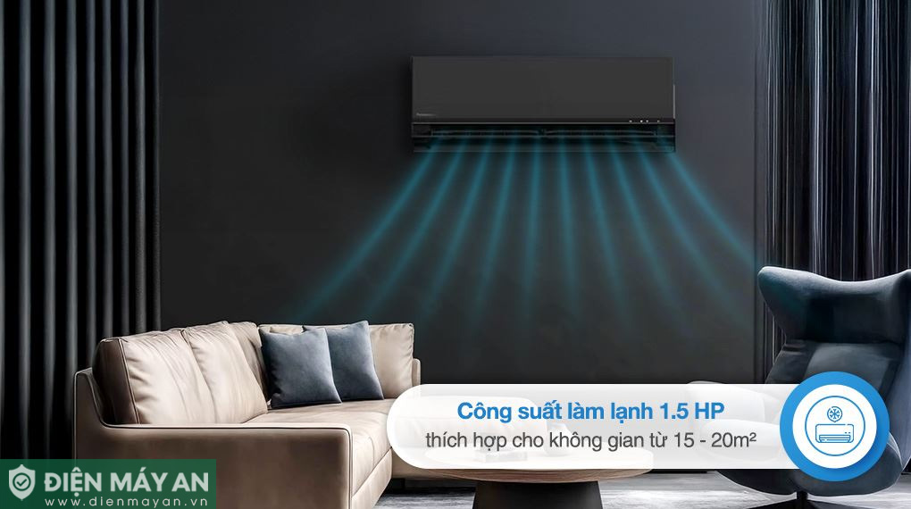 Điều hòa Panasonic Inverter 9000 BTU 1 chiều CU/CS-AU9BKH-8 - Mẫu 2025
